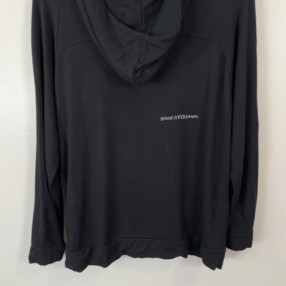 Good hYouman Bailey Collect Moements Not Things Cow Neck Hoodie - Picture 13 of 15